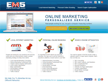 Tablet Screenshot of emarketing5.com